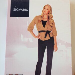 Sigvaris Compression Hosiery Eversheer / Knee-High / LL / 30-40mmHg / Suntan